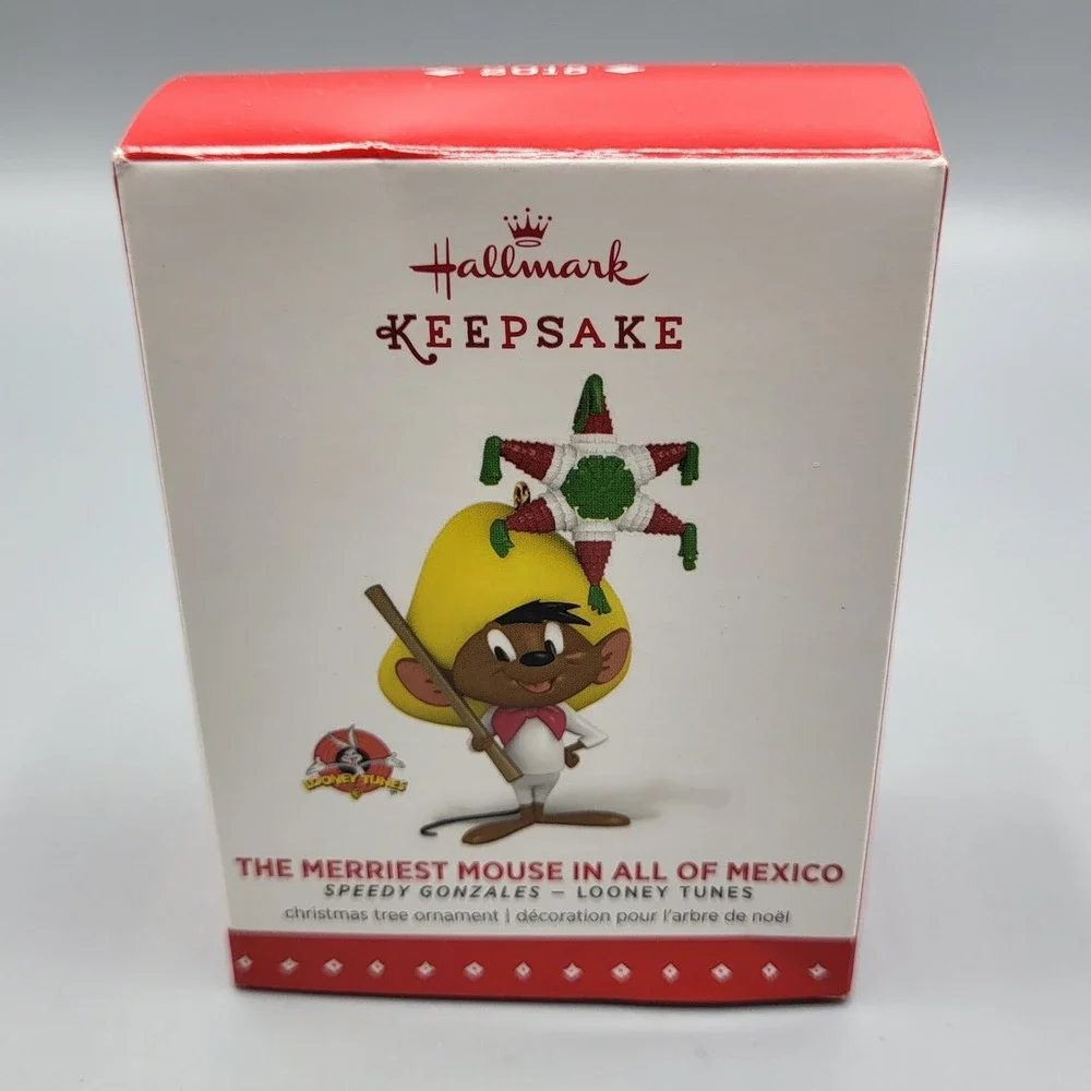 Hallmark Ornament Looney Tunes Speedy Gonzales 2015 Merriest Mouse Sombrero